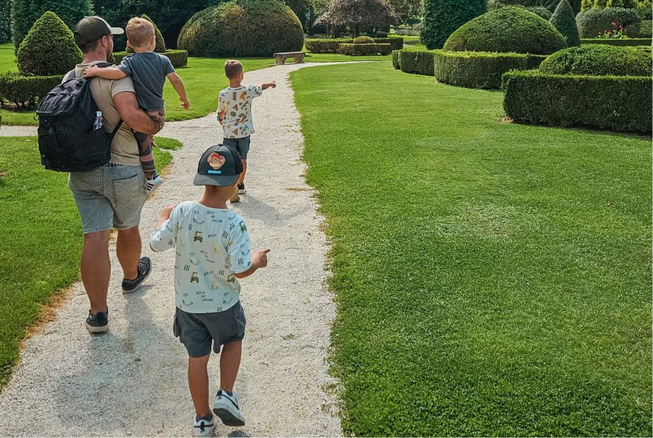 Popoln družinski izlet v Arboretumu Volčji Potok